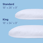 Casper Sleep Pillow for Sleeping, White, Standard, 951-000171-001