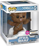 Funko Pop! Deluxe Star Wars: Battle at Echo Base Series - Flocked Chewbacca Vinyl Figure, Amazon Exclusive, Figure 3 of 6