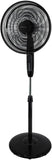 Mistral MSF1610DR-BK - Stand Fan, 16", 10 Speed Selection, 7 Hours Timer, Black Colour