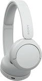 Sony WH-CH520 Wireless Bluetooth Headphones - up to 50 Hours Battery Life with Quick Charge, On-ear style - White