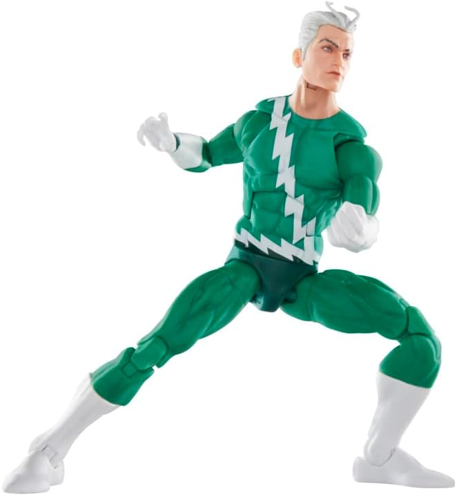Marvel Legends Series Quicksilver, Avengers Retro Marvel Comics Collectible 6 Inch Action Figure