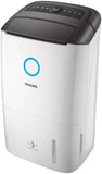 Philips 5000 Series DE5205/30-2-in 1 Dehumidifier and Air Purifier, Dehumidification Rate: 25L/day, 70m², HEPA, prefilter, White