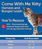 PetSafe Come With Me Kitty Harness And Bungee Leash For Cats Medium Dusty RoseBurgundy