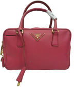 Prada Saffiano Lux Mini Bowler Bag