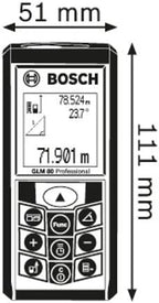 Bosch GLM 80 Professional Laser Measure