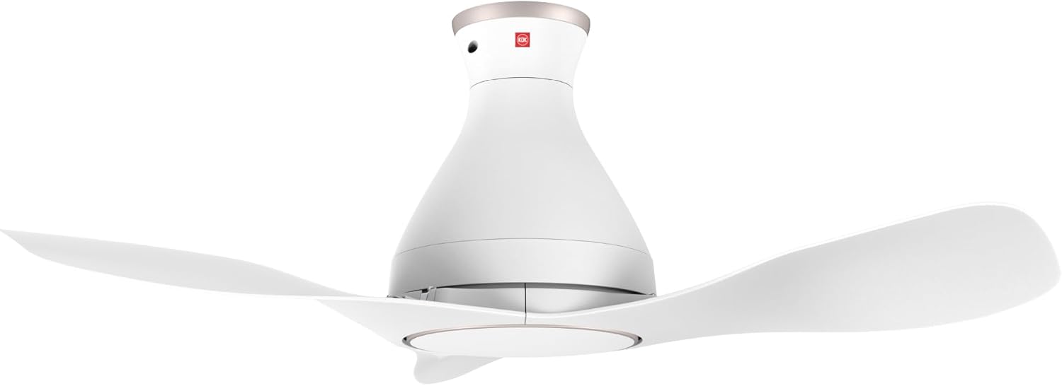 KDK F40GP Wi-Fi and Apps Control DC LED Light Ceiling Fan, 100cm, White Main image
