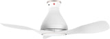 KDK F40GP Wi-Fi and Apps Control DC LED Light Ceiling Fan, 100cm, White