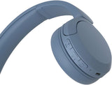 Sony WH-CH520 Wireless Bluetooth Headphones - up to 50 Hours Battery Life with Quick Charge, On-ear style - Blue