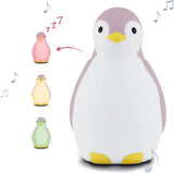 Zazu Sound Machine with Wireless Speaker and Nightlight, Grey, Blue, Pink, 150 grams