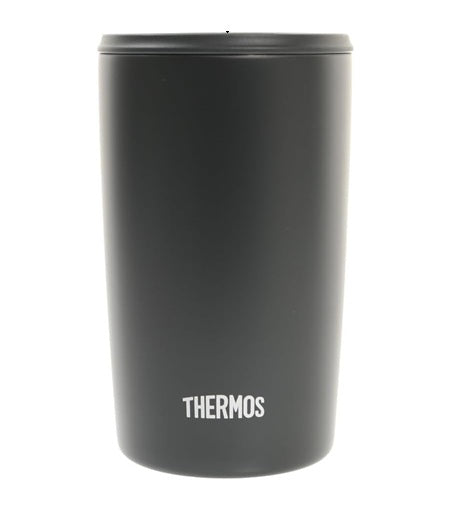 Thermos JDP-400 BK Stainless Steel Tumbler Cup with Lid, 400ml, Black