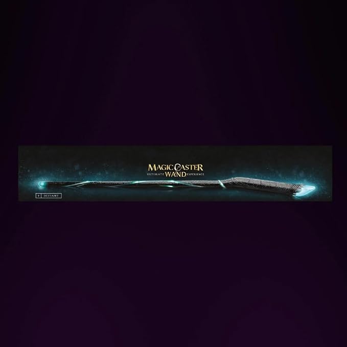 Harry Potter Magic Caster Wand – Heroic, Honorable, Defant Collectible Wand (App Discontinued, Display Item Only)