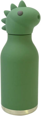 Asobu Bestie Dinosaur Insulated Stainless Steel Water Bottle with Straw, 460ml