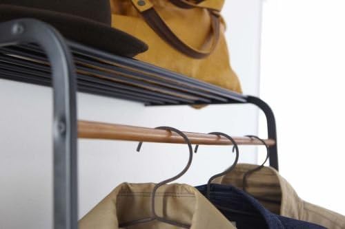 Yamazaki Home Leaning Shelf Coat Hanger, One Size, White Secondary image