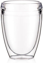 Bodum 11849-10SA-12 Pavina Outdoor Shatterproof Double Wall Tumbler 6-Pack, 12 Ounce, Clear