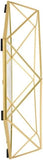 Umbra Prisma Modern Geometric Shaped Oval Mirror Wall Decor for Bedroom, Bathroom, living, Dining Room, Matte Brass,Large size