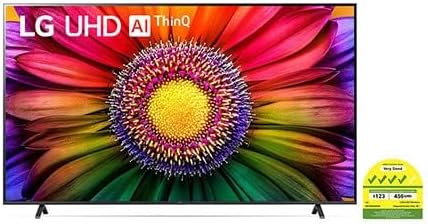 LG 86UR8050PSB 86" ThinQ AI 4K UHD LED TV With stand