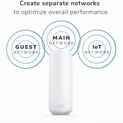 NETGEAR Orbi 370 Series Dual Band BE5000 WiFi 7 Mesh Network System RBE373 3 Pack