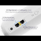 NETGEAR Orbi 370 Series Dual Band BE5000 WiFi 7 Mesh Network System RBE373 3 Pack