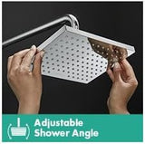 hansgrohe 26283671 Vernis Blend 9inch Rain Showerhead 1Spray Full In Matte Black 1.75 GPM