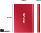 SAMSUNG T7 Portable SSD 500GB External SSD Blue