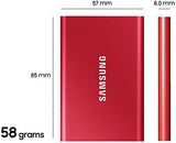 SAMSUNG T7 Portable SSD 500GB External SSD Blue