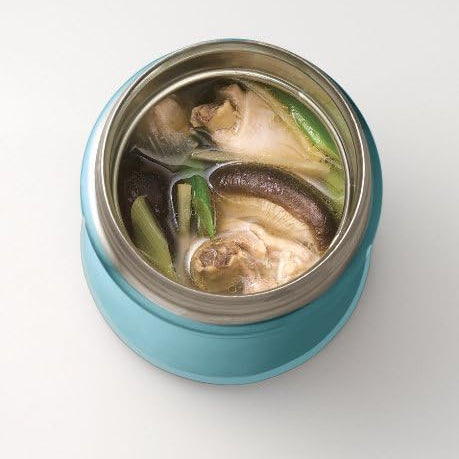ZOJIRUSHI SWFCE75AB Stainless Steel Food Jar 25oz 0.75Liter Aqua Blue Secondary image