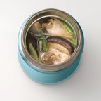 ZOJIRUSHI SWFCE75AB Stainless Steel Food Jar 25oz 0.75Liter Aqua Blue