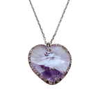 Swarovski Reverie Violet Heart Pendant