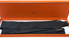 Hermes Silk Tie Black
