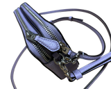 Coach Kira Crossbody Bag Silver Soft Purple Leather CH819