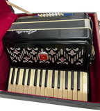 Baile 120 Bass Piano Accordion Black With Case