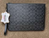 Coach Charter Pouch In Signature Canvas F2444 CR786