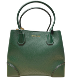 Michael Kors Mercer Gallery Perforated Centre Zip Tote Bag Racing Green