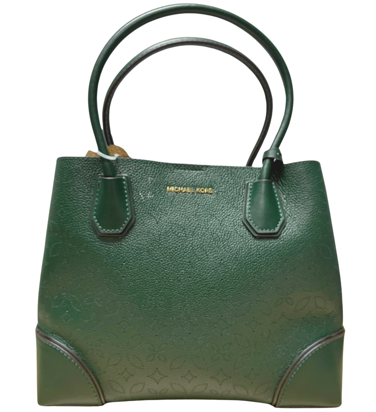 Michael Kors Mercer Gallery Perforated Centre Zip Tote Bag Racing Green