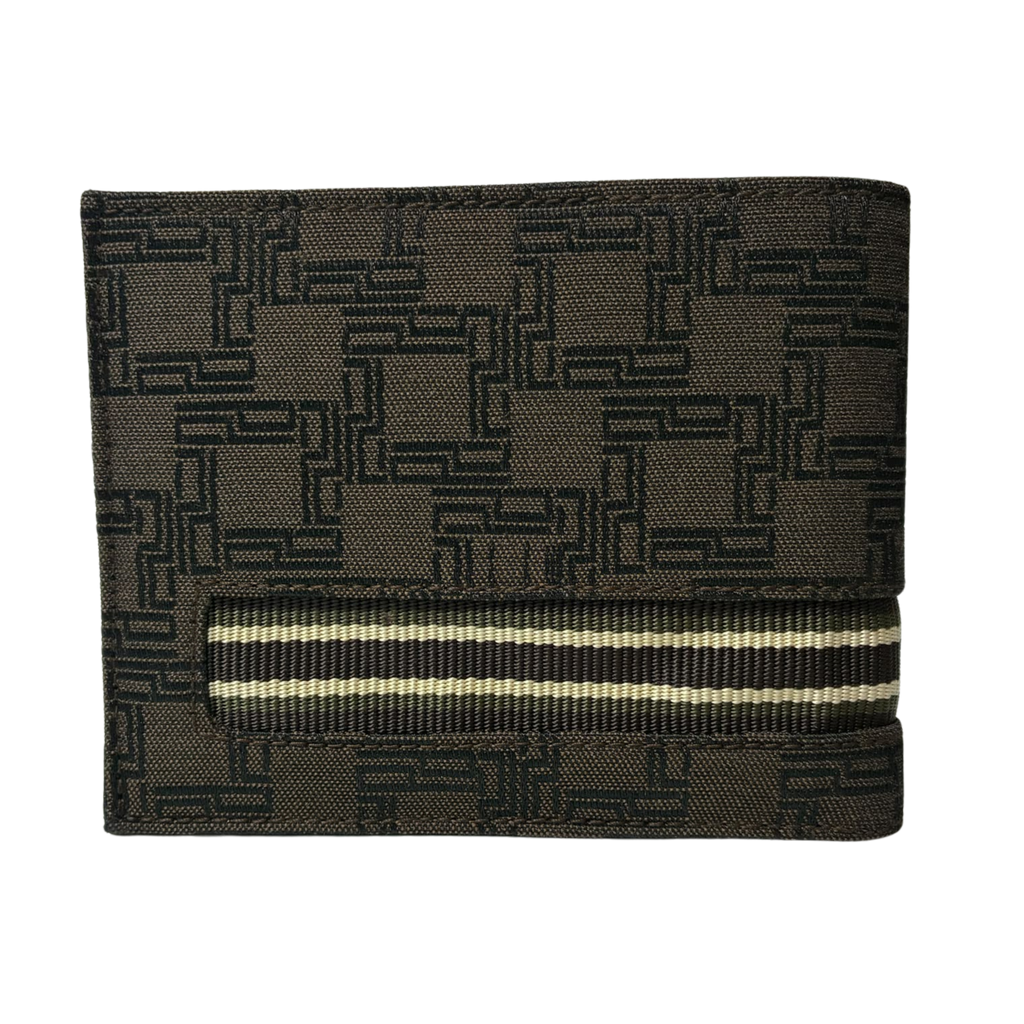 Dunhill D Eight Geometric Pattern Bifold Wallet
