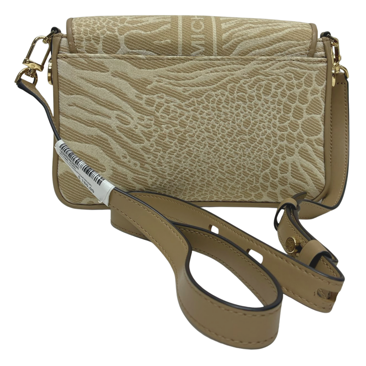 Michael Kors Bradshaw Medium Mixed Animal Jacquard Messenger Bag