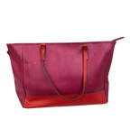 Coach Saffiano Leather Medium East West Tote Bag Cranberry