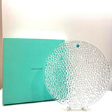 Tiffany & CO Bubble Design Crystal Plate