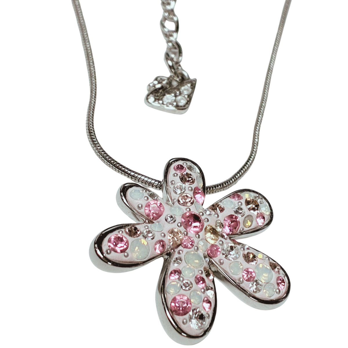 Swarovski Botanic Collection Swarovski Crystal Flower Pendant Necklace