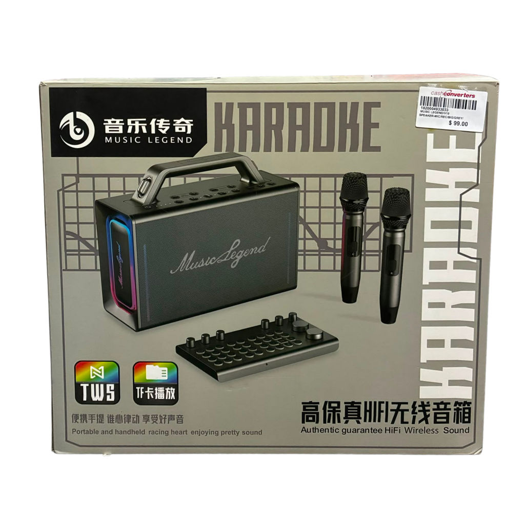 Music Legend V19 Portable Karaoke Bluetooth Speaker System