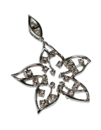 750WG  Diamond Starburst Pendant 5.1GM