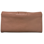 See By Chloe Hana Long Wallet Pebbled Leather Signature Braided O Ring And Dangling Key Charms
