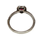 Pandora Elevated Red Heart Ring