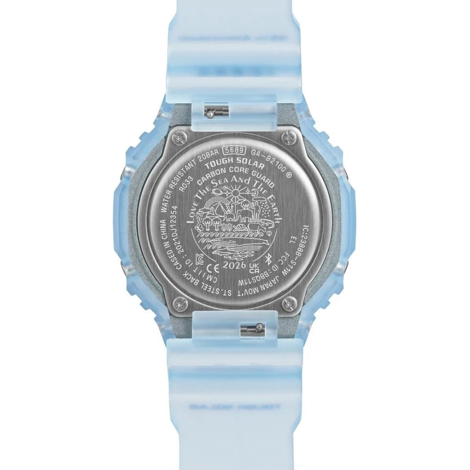 Casio G-Shock Analog-Digital ICERC Japan Collaboration Tough Solar Watch 2026 Model GA-B2100KB-2AJR