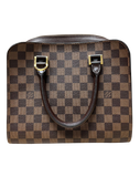 Louis Vuitton Triana Handbag Damier Ebene Canvas
