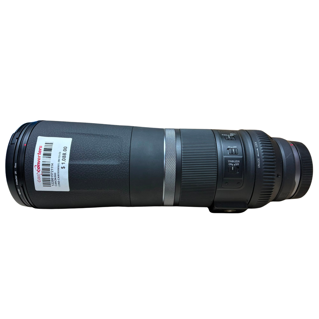 Canon RF 800mm f11 IS STM Super Telephoto Prime Lens