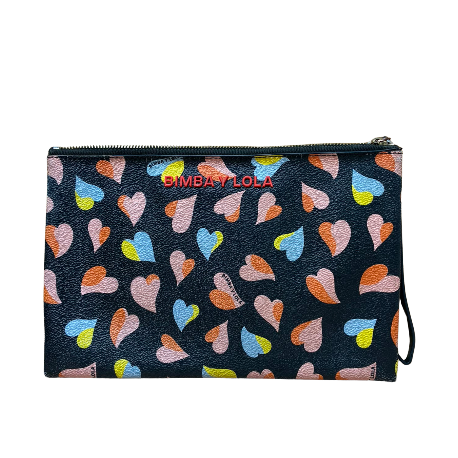 Bimba Y Lola Black Leather Wristlet Main image