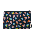 Bimba Y Lola Black Leather Wristlet