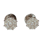 750WG  PieCut Diamond Stud Earrings 5.36GM