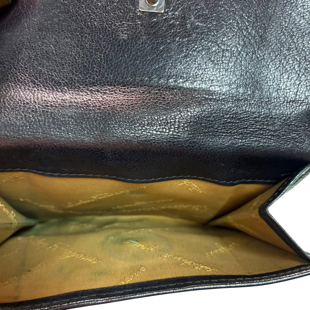 Salvatore Ferragamo Leather BiFold Wallet Black